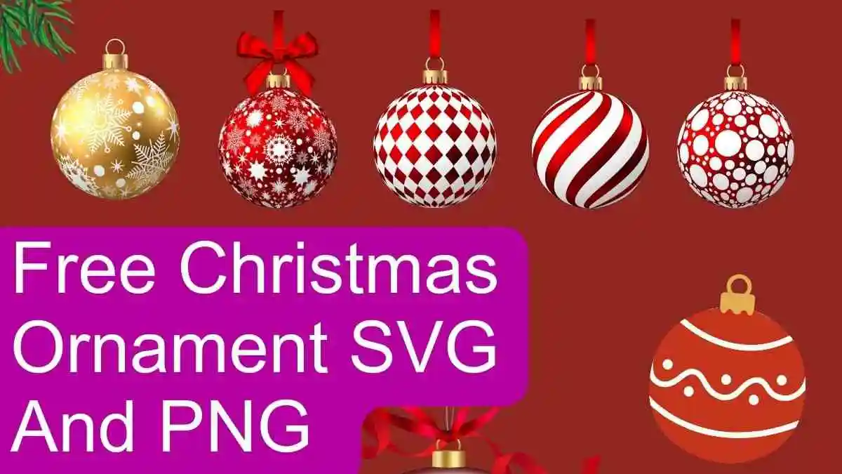 6 Free Christmas Ornament SVG