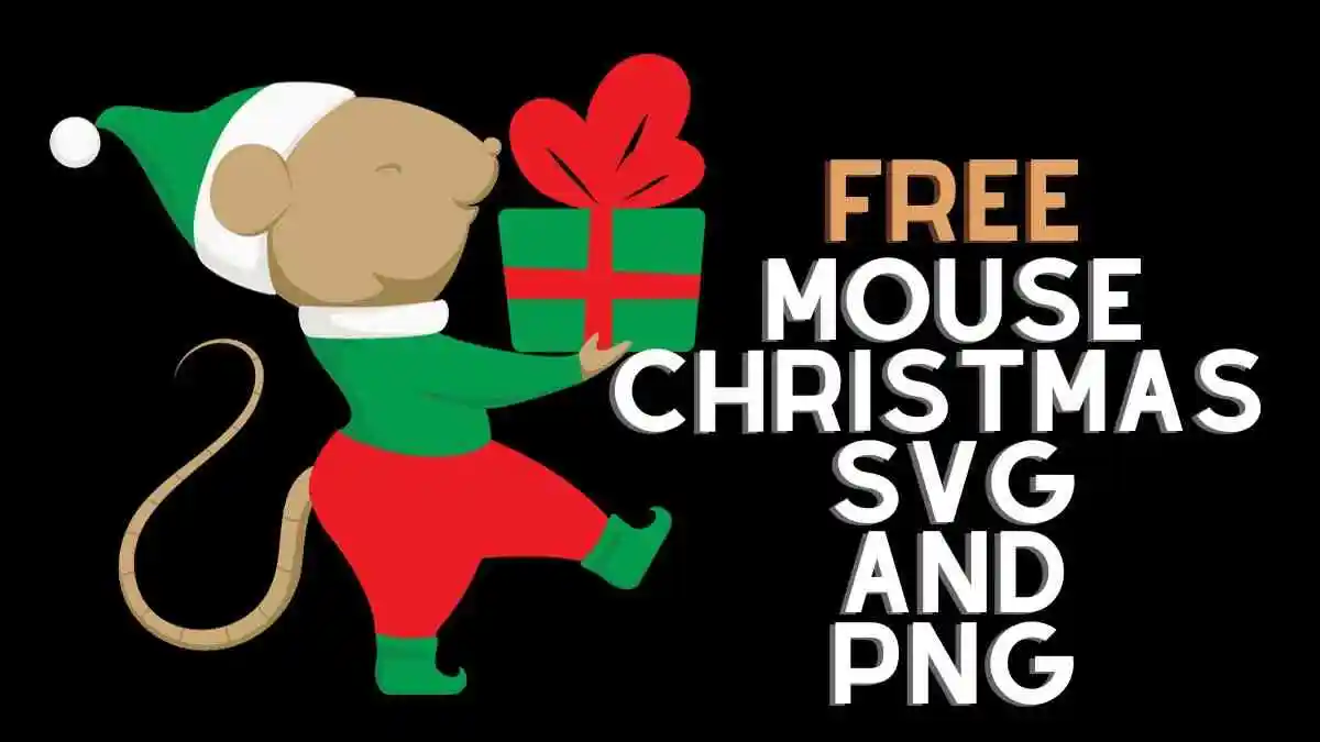 Mouse Christmas  SVG and PNG