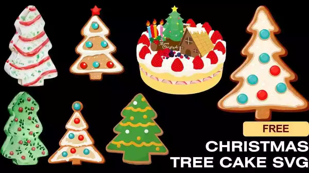 Christmas Tree Cake SVG