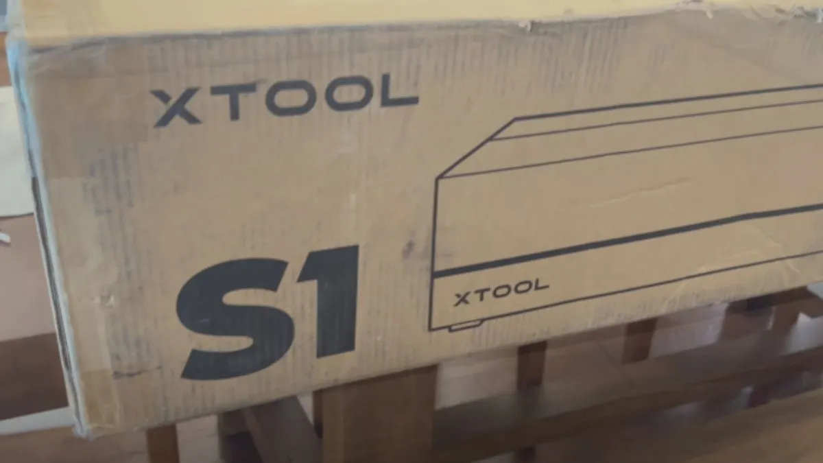 xTool S1 40W Unboxing