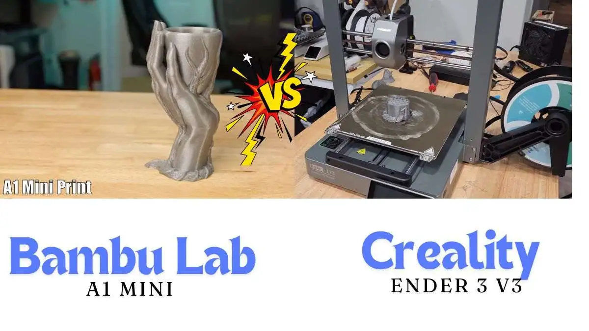 A1 Mini  vs Creality Ender 3 V3 Print