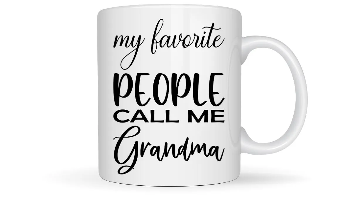 my favorite people call me grandma SVG free download for Personalized Mugs