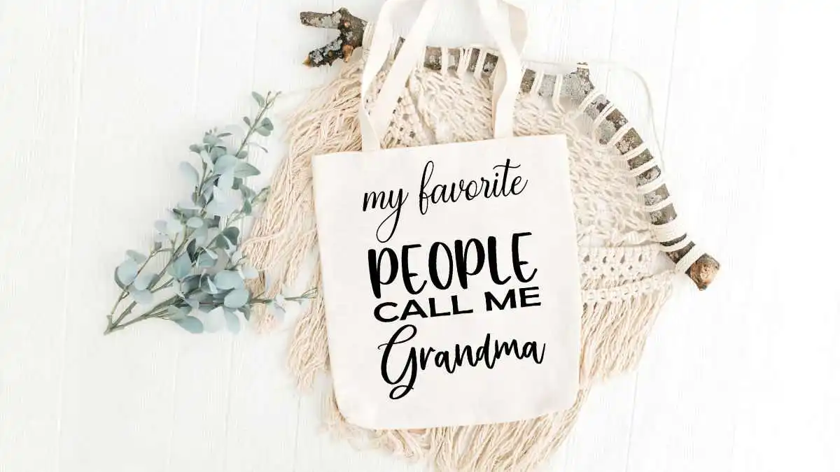 my favorite people call me grandma SVG free download for Tote Bags